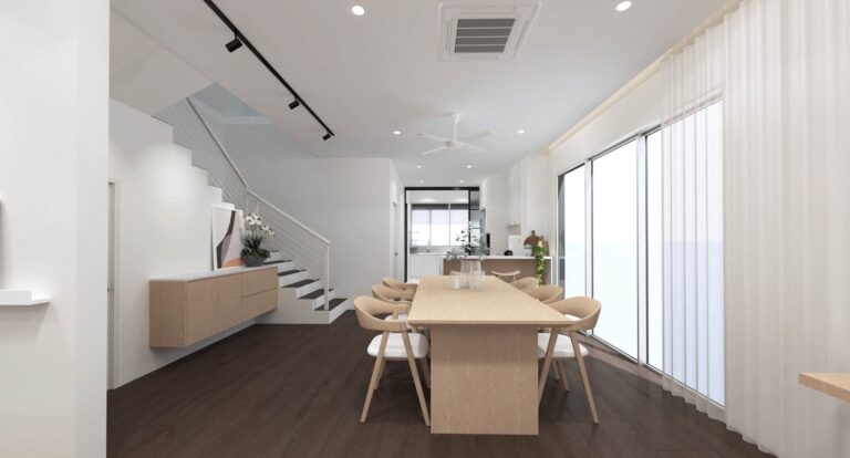 dining to dry kitchen